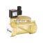 0927 Series 2/2 Way  Brass Body Pilot Acting Normally Closed 12V Solenoid Valve