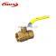 wholesale 3 way brass female threaded ball valve 1/2'' npt