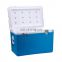 30L Food Transport Insulated Box Plastic White Cooler Box Portable Ice Chest Cooler for Camping