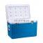 55L Plastic Cooler Box  OEM Non-Medical Device Vaccine Blood Foam Ice Cooler Box with Thermometer