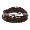Tonghua Brown Twisted Electrical Wire Vintage Fabric Braided Cable Textile Covered Pendant Light Cord 2*0.75mm