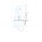 US Standard ZigBee Smart Home Wifi Wall Touch Switch,1 Gang 1 Way, Tempered Glass Panel Whole House Light Control Switch