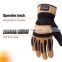 HANDLANDY Leather Work Gloves for Mechanics Assembly Construction Masonry Impact Gloves Oilfield Working Rigger Gloves