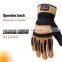 HANDLANDY Durable Flexible Heavy Duty Work Industrial Safety Impact Gloves Vibration-Resistant Mens Cowhide Leather Gloves