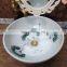 Antique Style Ceramic Lotus And Fish Wash Hand Basin