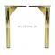 Sofa Legs Tapered Living Room Furniture Feet Rose Metal Bench Console Coffee Side Table Bedside Black Gold Cabinet Sofa Legs