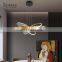 New Listed Indoor Decoration Black Gold Living Room Aluminum LED Modern Ceiling Lamp