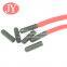 black color matte shoe lace aglet assorted round laces drawcords with aglet tips