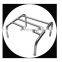 QCP-D27 Barber Chair Ladder Footrest