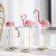 High Quality Resin Crafts Flamingo Ornament Kid's Gift Doll Furnishing Articles for Home Room Decoration