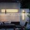 Linear Black and White Aluminum Wall Lamp Hotel Room Wall Light Garden Decoration Outdoor Waterproof Wall Lighting