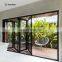 Hurricane Impact Patio Bifold Doors / Soundproof 2 Panel Aluminium Folding Doors For Exterior Entrance