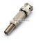 BNC plug male for long spring tail solder type  connector