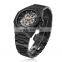 Luxury Reloj Hombre 10ATM Waterproof automatic watches Stainless Steel Band Business Men Mechanical Skeleton Watch