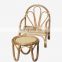 Hot Sale Wicker Vintage Chair Rattan Chair Table for Doll Retro Boho Child Toy Vietnam Manufacturer Cheap Wholesale