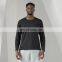 2023 New Quick Dry Fitness Athletic Long Sleeve Sport T Shirt Custom Breathable Jogger Workout Gym Top Activewear For Men