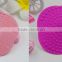 Silicone makeup brush cleaner mat pad tool ,traveling mini make up silicone Brush Cleaning mat