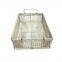 Corrosion Resistance 304 Stainless Steel Woven Mesh Basket For Medical Sterilization