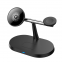 3-in-1 portable mobile phone bracket wireless charger 15W High Quality Desktop Magnetic headset watch Charge Station