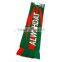 100%acrylic football fans knitting scarf,designer jacquard scarf