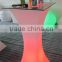 Top quanlity PE Plastic Bar Table with LED light and remote control YXF-4511A