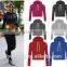 2016 new arrivel sports wear plain dyed with hood quality plain bulk hoodies