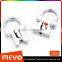 Creative metal pairs twins couple keychain ring in gift box