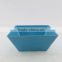 For the fruit 6" blue square shape melamine color bowl