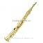 AT85-G electrophoresis gold lacquer integrated soprano saxophone from china supplier