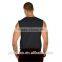 o neck sleeves black eagle printing gym tank top for men wholesale