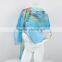 Hot selling fashion printing multicolor lady beach chiffon scarf silk shawl