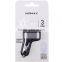 Momax XC Series 2.4A Quick Charging 3 USB Ports Car Charger for iPhone/ Android Mobile Phone Fashion Car Charger MT-5677