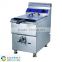 Commercial deep fryer machine one tank one basket gas fryers with valve and electric deep fryer available (SY-TF118G SUNRRY)