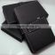 New arrival top grade leather tablet pc case with keyboard and touchpad