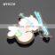 Promotional Souvenir Cute Ireland Sheep Shaped Soft Rubber Injection Molding Cheap PVC Fridge Magnet