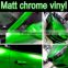 Matt Chrome green color Decorative Vinyl Sticker 1.52x20m