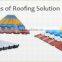 Colored Glazed Steel Roof Tile Roll Forming Machine