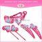 cheap wholesale hair accessories nylon stretch hairband non-toxic resin hair barrette supplies