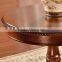 Foshan good price solid wooden coffee table three legs round tea table furniture