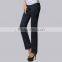 2015 wholesale Euramerican mid-waisted women's straight jeans