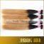 2016  wholesale Virgin Hair Weft Brazilian Human Silk Straight Ombre Hair Weave