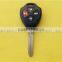 Uncut TOY43 Blade 4 Buttons Replacement Remote Key Shell for Toyota Camry Blank Key