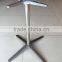 cast aluminun metal base rattan table