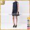 Hot selling navy blue cotton sleeveless women shirt dress                        
                                                Quality Choice