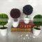 High quality artificial topiary grass ball bonsai for table decoration