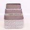 straw woven storage box