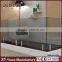 frameless tempered glass cheap deck railing for exterior