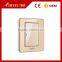 superior quality best price Acrylic glass 1 gang 2 way wall light switch for home