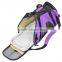 Mesh Ventilation Washable Fleece Bed Purple Large Pet Travel Carrier Bag