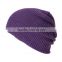 Plain Womens Red Cotton Kintted Winter Beanies Hats